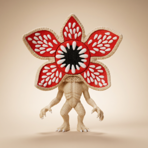 Demogorgon Estilo Ganchillo — Fan Art 3D