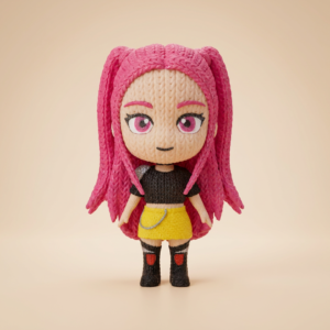 Mira Estilo Ganchillo — Fan Art 3D