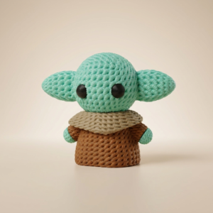 Grogu Estilo Ganchillo — Fan Art 3D