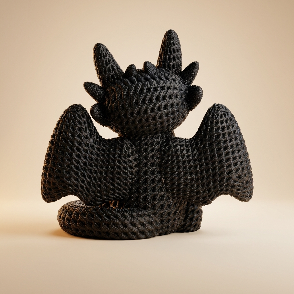 Desdentado Estilo Ganchillo — Fan Art 3D - Imagen 2