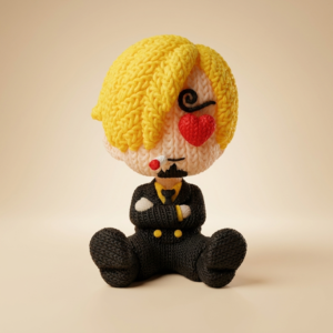 Sanji Estilo Ganchillo — Fan Art 3D