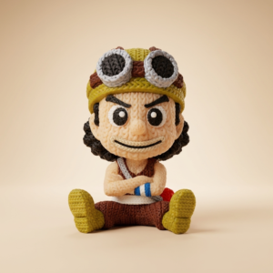 Usopp Estilo Ganchillo — Fan Art 3D