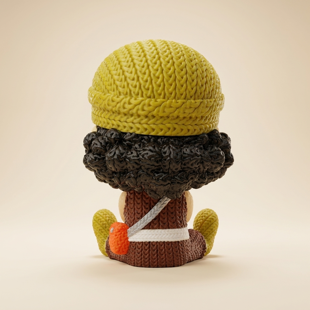 Usopp Estilo Ganchillo — Fan Art 3D - Imagen 2